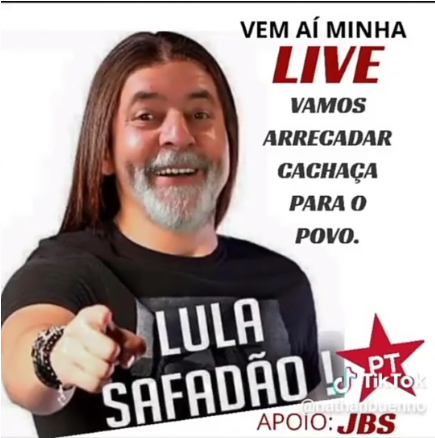 Caiu da Rede! Que horas serÃ¡ a LIVE de Lula SafadÃ£o hoje (25)